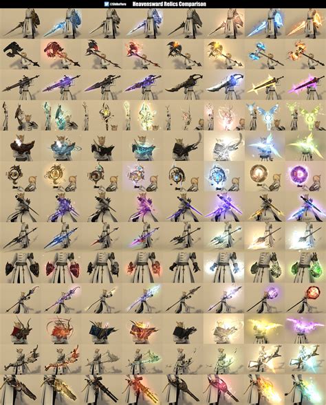 Ffxiv heavensward relic weapons - The Heavensward Relics are still considered to be some of the better-looking glamour weapons in the game. The first step is unlocking the system used to make the …